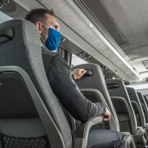 Pandemic Time Public Transportation Theme